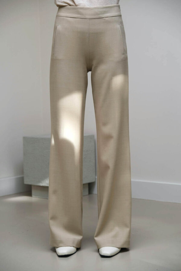 broek cool wool beige