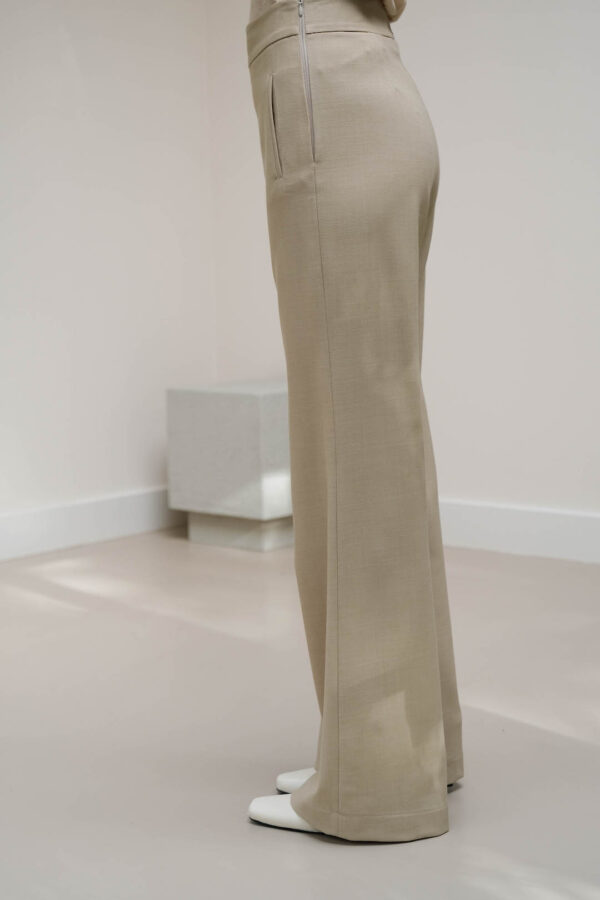 broek cool wool beige